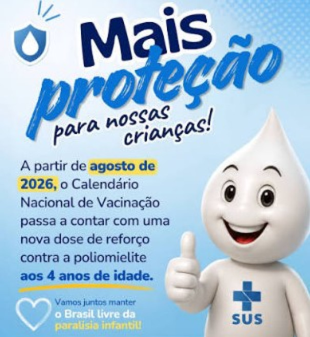 Estado de São Paulo amplia vacinação contra a poliomielite; veja quem deve receber o novo reforço