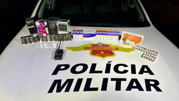 Com mais de R$ 26 mil em medicamento e mercadorias, casal é preso por contrabando na Rodovia Raposo Tavares, em Presidente Epitácio