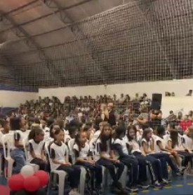 Alunos da Rede Municipal de OC participam de formatura do PROERD