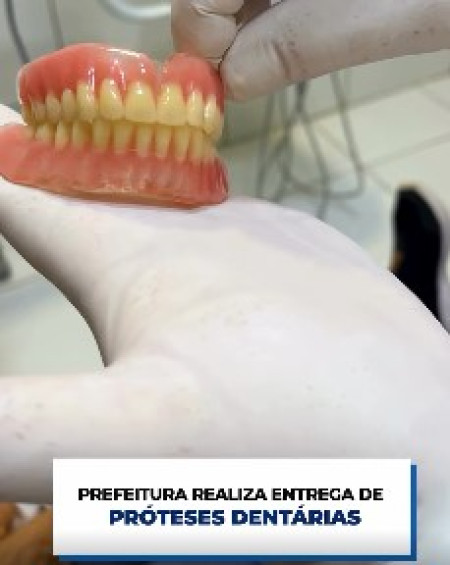 Prefeitura de Osvaldo Cruz realiza entrega de prÃ³teses dentÃ¡rias