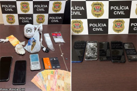 OperaÃ§Ã£o da PolÃ­cia Civil fecha o cerco contra o trÃ¡fico de drogas no centro de RinÃ³polis