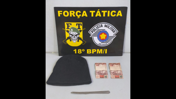 Armado com faca de cozinha, homem tenta roubar mercado, mas acaba interceptado no Jardim Brasil Novo, em Presidente Prudente