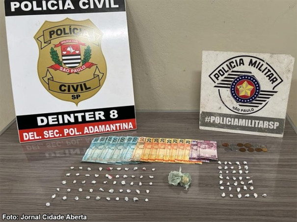 Polícia Civil realiza operação contra o tráfico de drogas e prende mulher em flagrante em Salmourão
