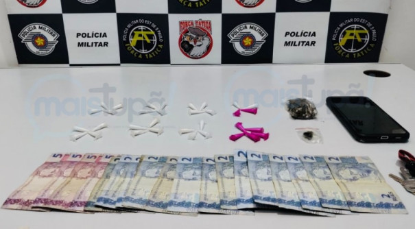 Homem é preso por tráfico de drogas no Jardim América, em Tupã