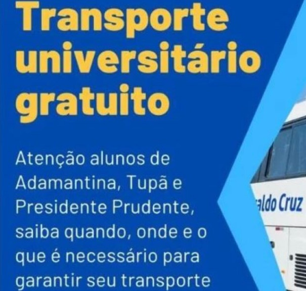 Recadastramento para carteirinhas do transporte escolar termina hoje em OC