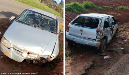 Motorista fica ferida em acidente de trÃ¢nsito na vicinal BAS-050
