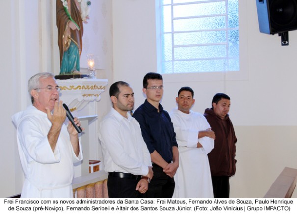 Freis Franciscanos assumem oficialmente Santa Casa de Adamantina