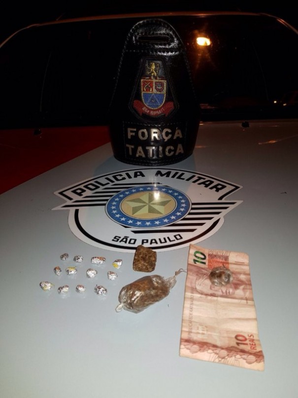 Polcia Militar de Osvaldo Cruz, atravs de denncia, prende traficante na Vila Cavaru