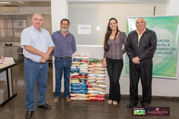Evento organizado pela ACEOC arrecada alimentos para o Lar So Vicente de Paulo de OC
