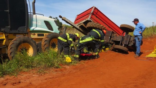 Acidente de trabalho mata tratorista na Zona Rural de Parapu 