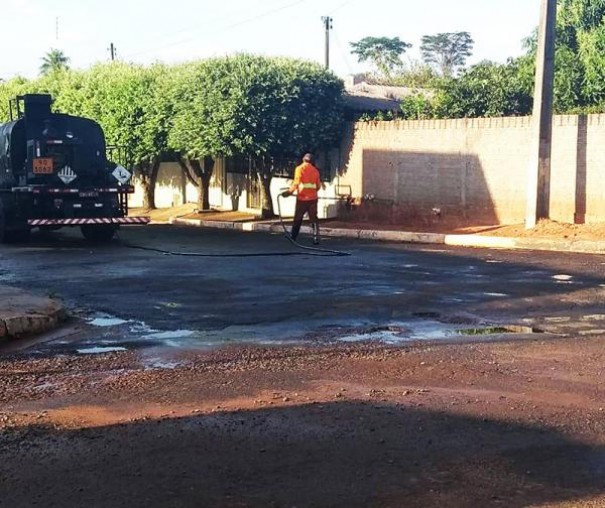 Recapeamento Asf�ltico come�a a ser realizado em Salmour�o