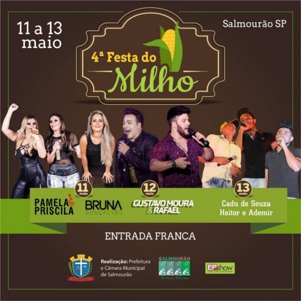 Festa do Milho acontece neste final de semana em Salmour�o