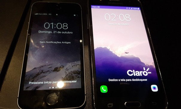 Usurios relatam que celulares foram adiantados para o horrio de vero