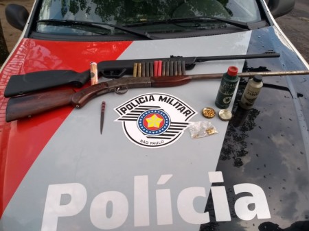 Após receber denúncia anônima, Polícia Militar de OC apreende arma de fogo