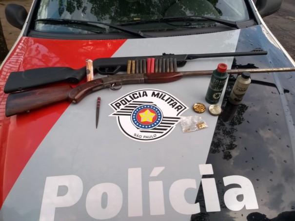 Aps receber denncia annima, Polcia Militar de OC apreende arma de fogo