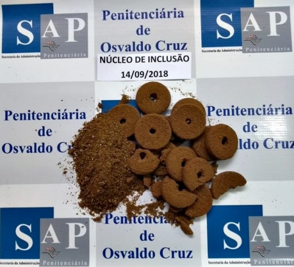 Maconha  encontrada em rosquinhas na Penitenciria de Osvaldo Cruz