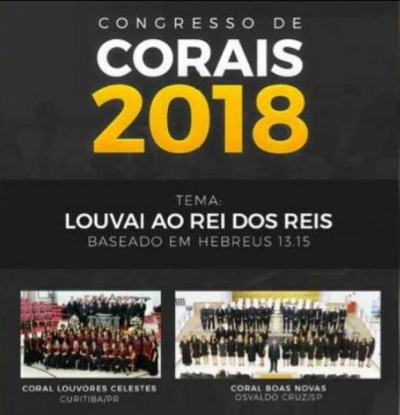 Igreja Assembleia de Deus recebe Congresso de Corais neste final de semana