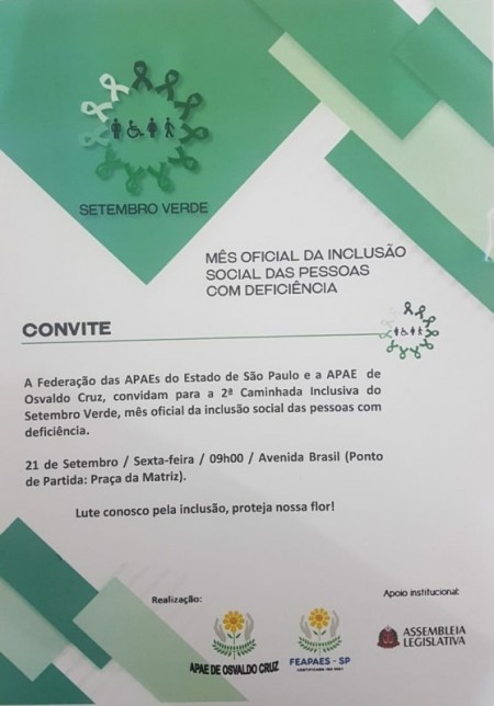 APAE de OC realiza 2ª Caminhada Inclusiva