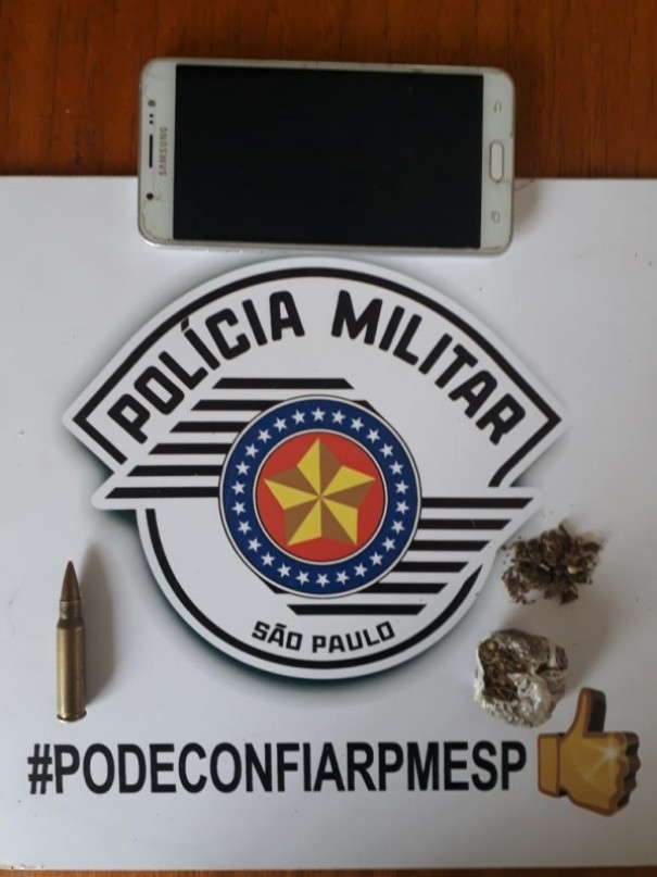 Polcia Militar de OC detm homem por posse de entorpecente e de munio de uso restrito
