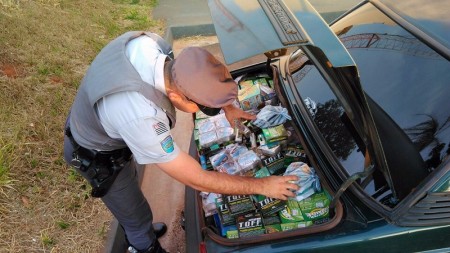 Polícia Rodoviária apreende mercadorias por crime de descaminho