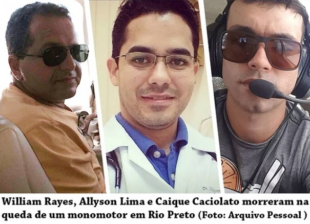 Filho de comerciante tupense morre em queda de avio em So Jos do Rio Preto