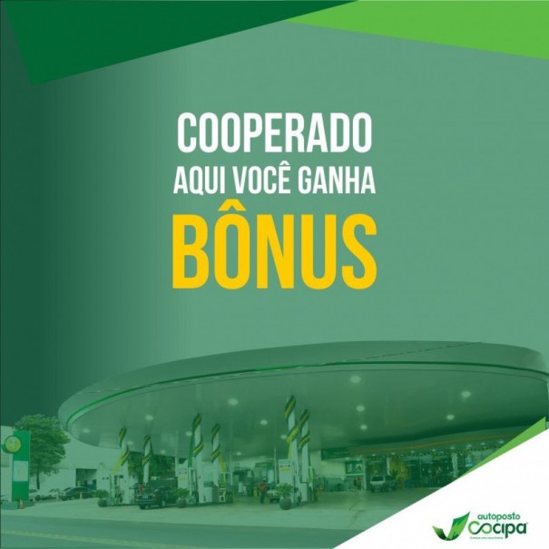 Auto Posto Cocipa transforma abastecimento em bnus para o Supermercado 