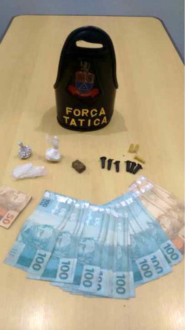 Fora Ttica prende homem por trfico no Jardim Promorar     